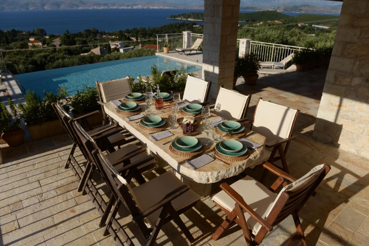 Villa Melanthi Kassiopi Corfu מראה חיצוני תמונה